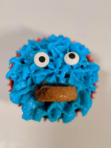 Cookie Monster Cupcake